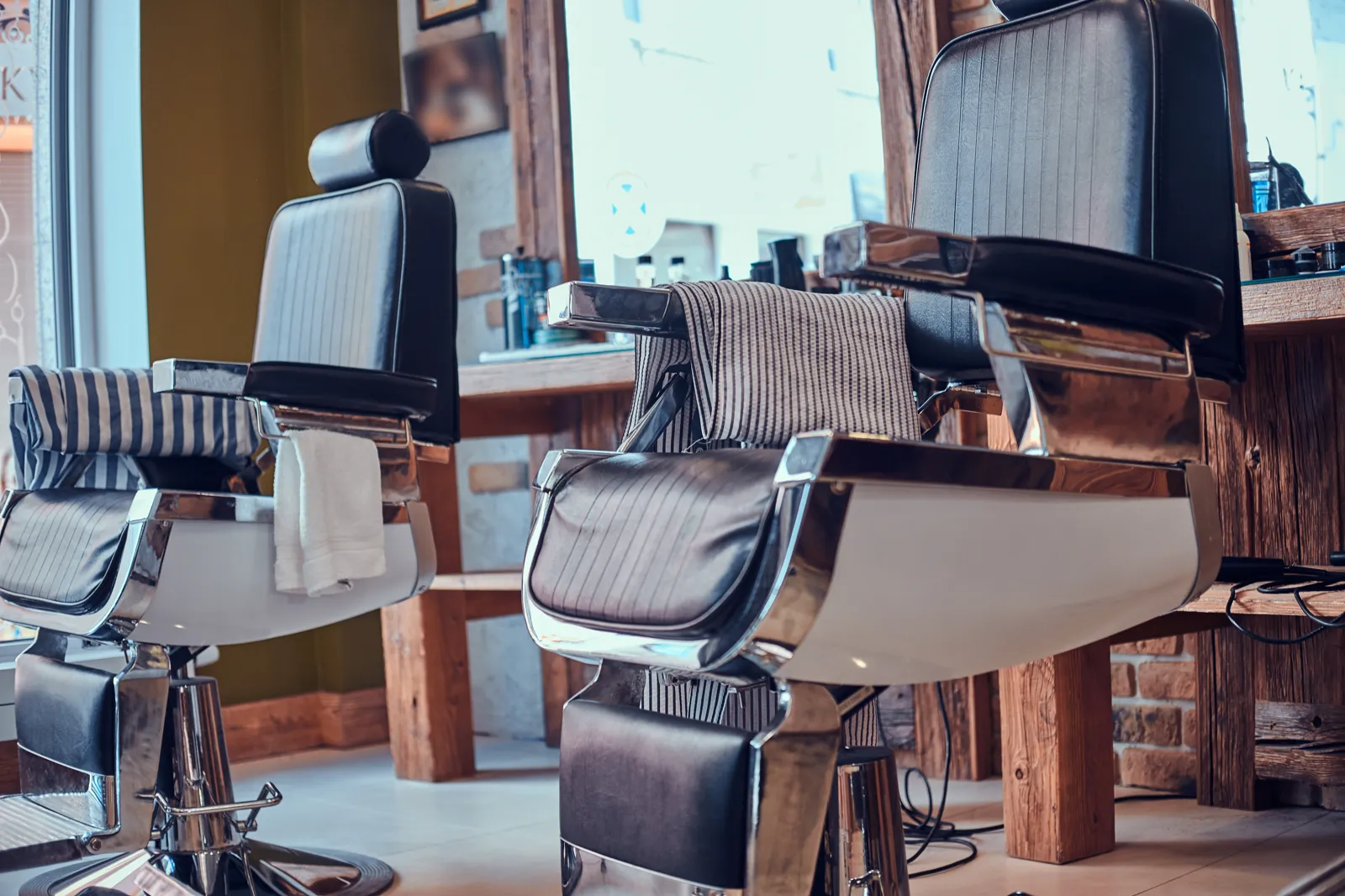 Barbershop interior